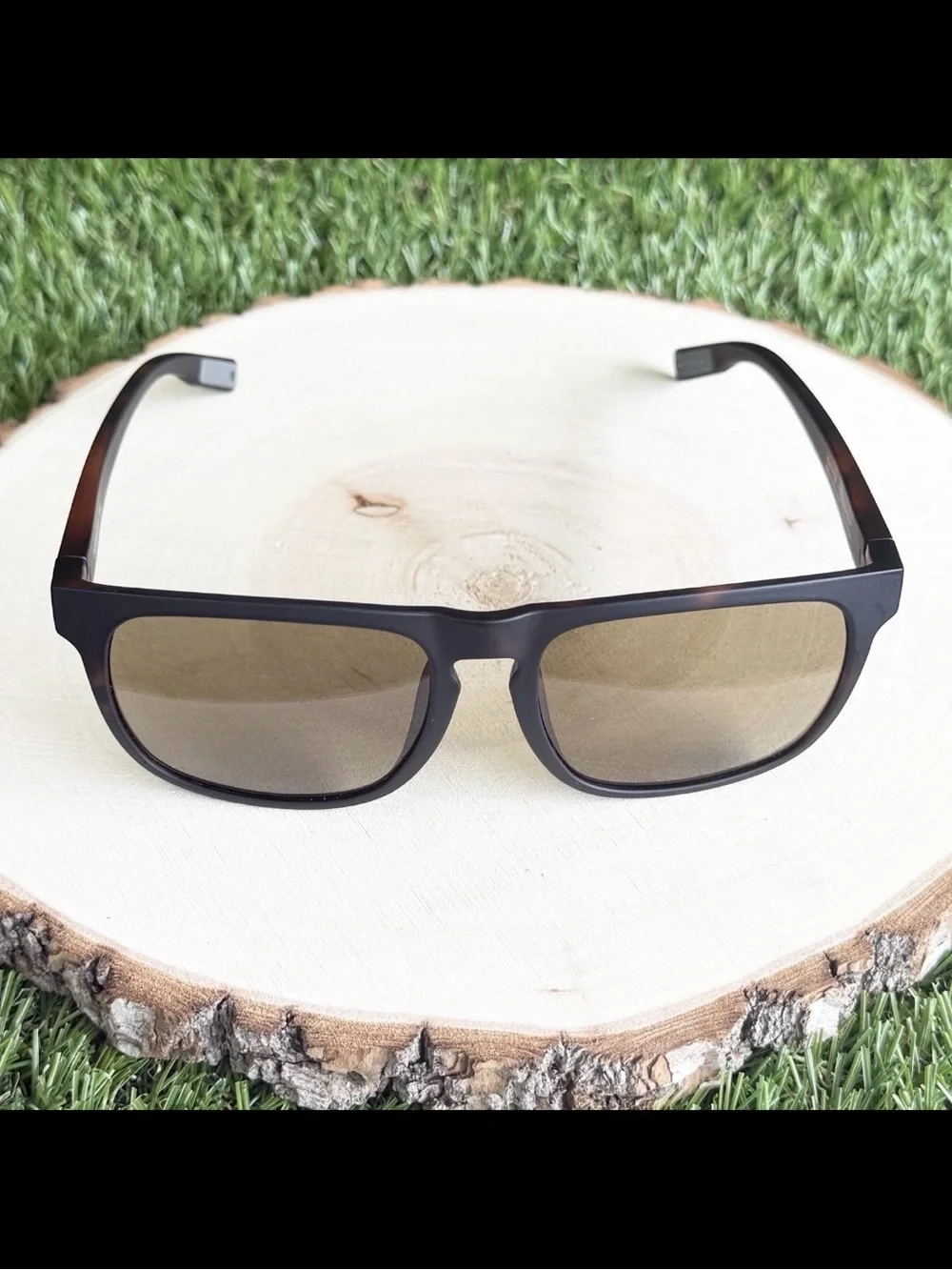 Glade Townie XL Polarized Sunglasses Brown Tortoise Frame Men’s Women’s Active